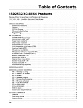 DataSheet ISD2564 pdf
